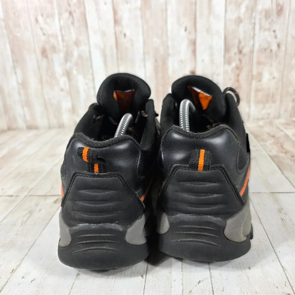 Harley-Davidson Men Black Orange Waterproof Hiking Work Shoes D93327 10.5 M